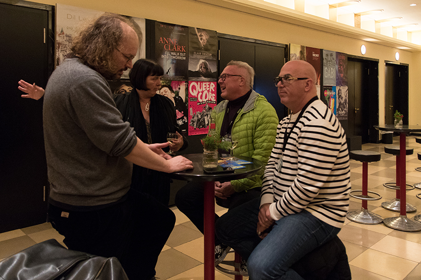 Andreas Heidenreich (Caligari FilmBühne), Andrea Wink (Festivalleiterin/Festival director), Todd Hughes (Regisseur/Director), P. David Ebersole (Regisseur/Director) Mansfield 66/67